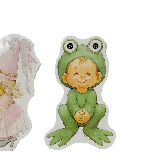 Vintage Morehead Paper Cutouts Halloween Kids Playing Dress Up Wall Decor - Picture 5 of 7